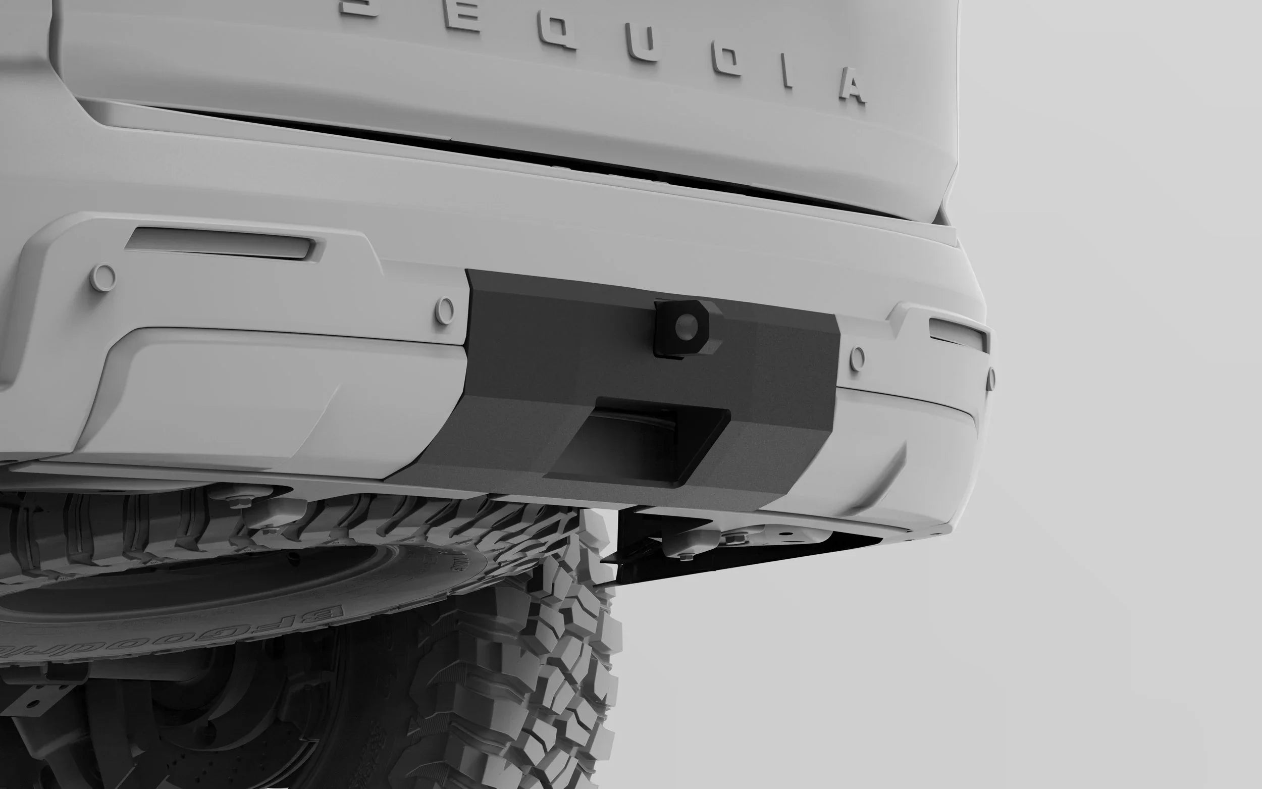 NYTOP Rear Recovery Point/Hybrid Bumper For 2023-Current Toyota Sequoia