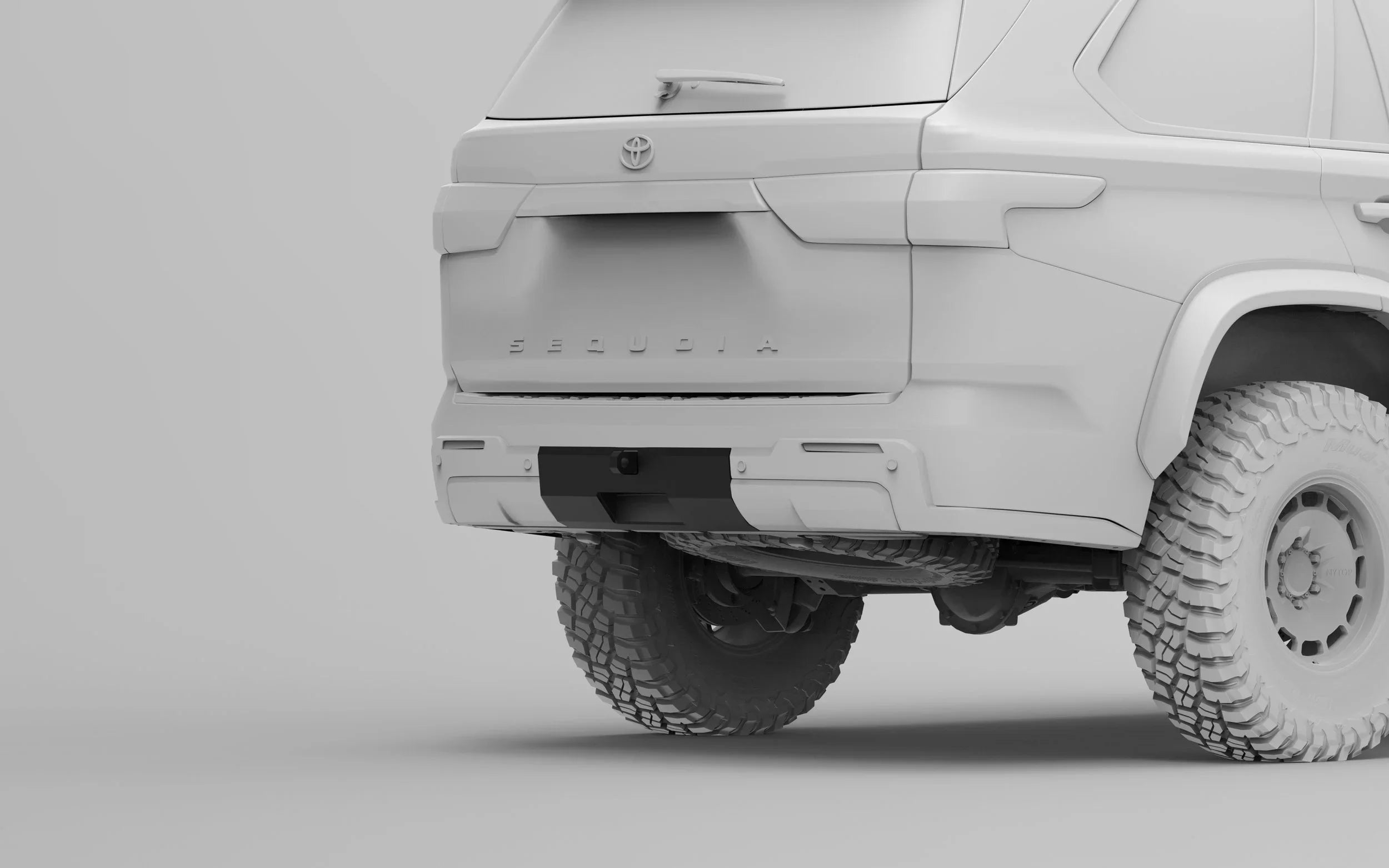 NYTOP Rear Recovery Point/Hybrid Bumper For 2023-Current Toyota Sequoia