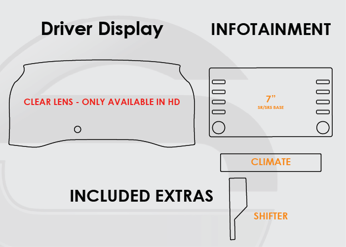 Screen ProTech Kit For Toyota Tacoma