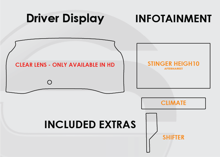 Screen ProTech Kit For Toyota Tacoma
