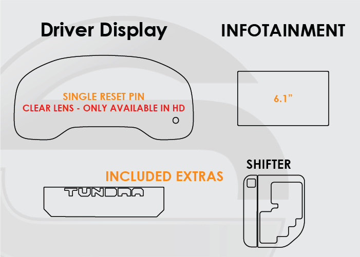 Screen ProTech Kit For Toyota Tundra