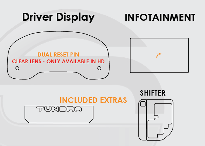 Screen ProTech Kit For Toyota Tundra
