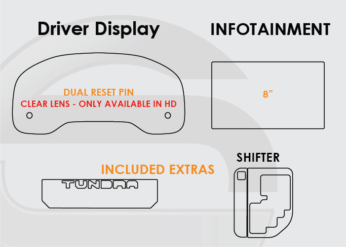 Screen ProTech Kit For Toyota Tundra
