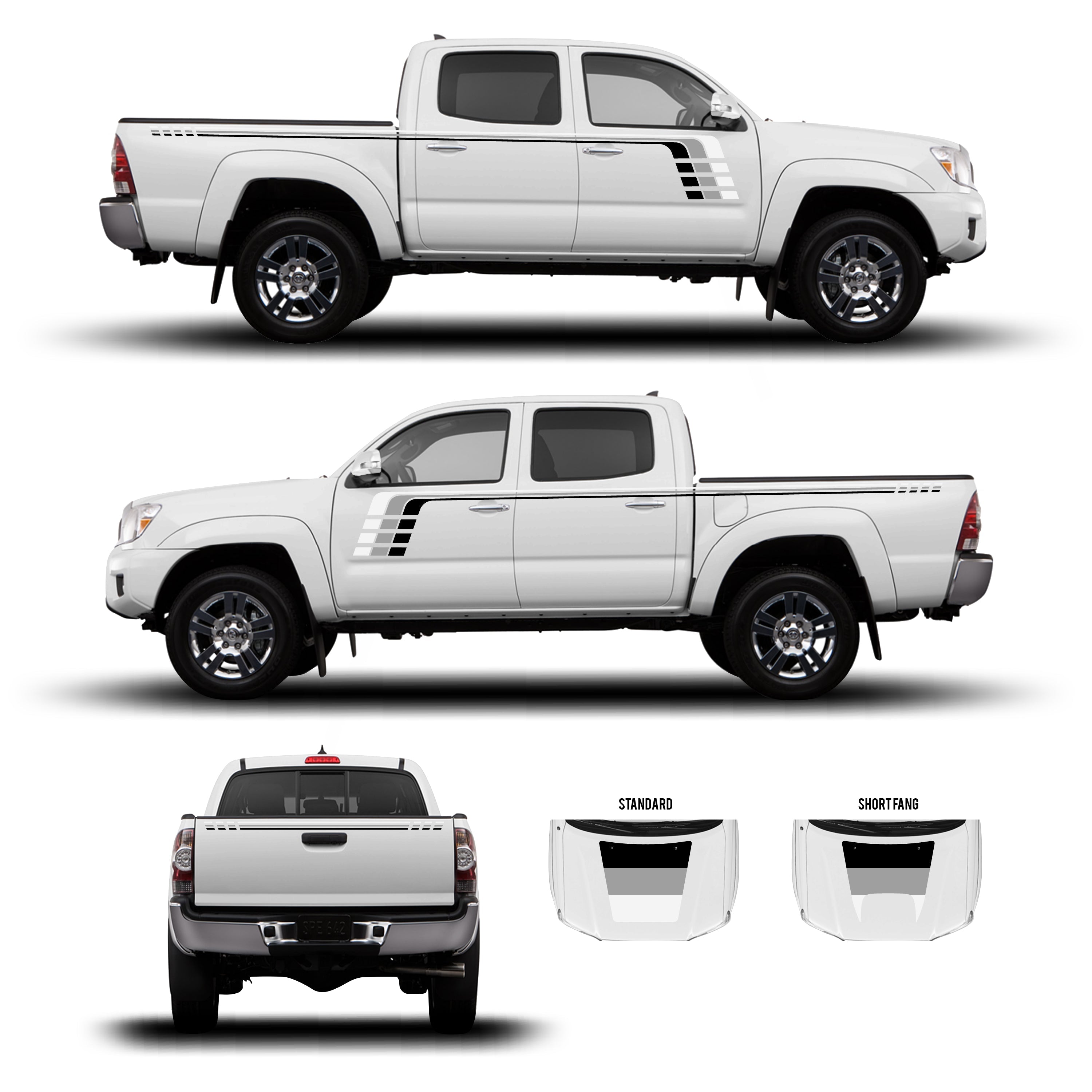 2005-15  Checkered Stripe Kit For Tacoma