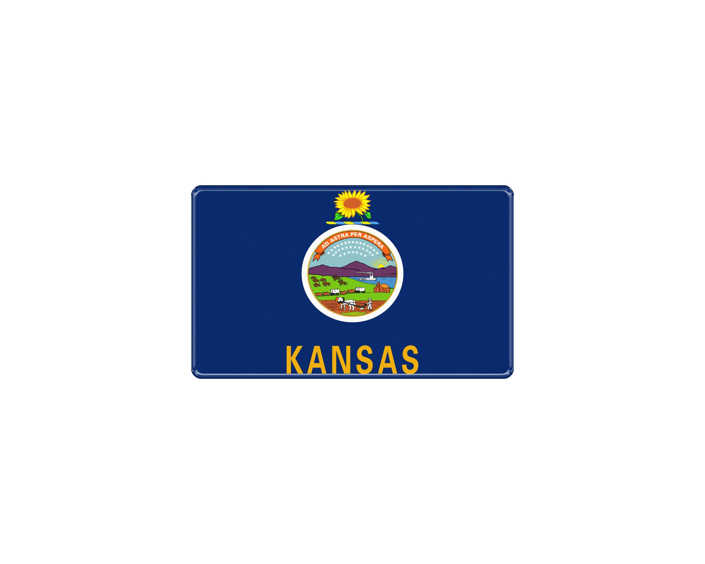 USA Flag Emblem Fits - Universal