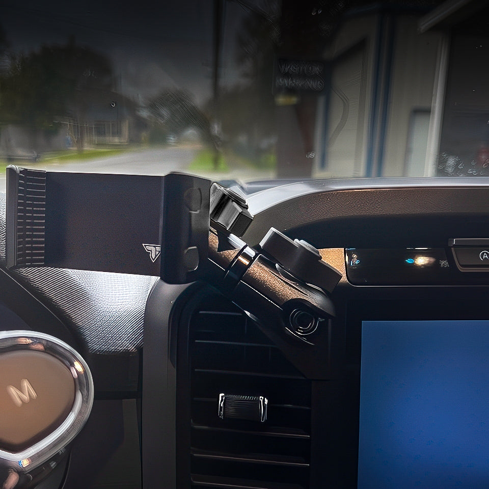 2021-2026 Ford F-150/Raptor & 2023-2026 Super Duty LINK™ Vent Mount Bracket With 20LITE Phone Holder | Choose Your Arm Length