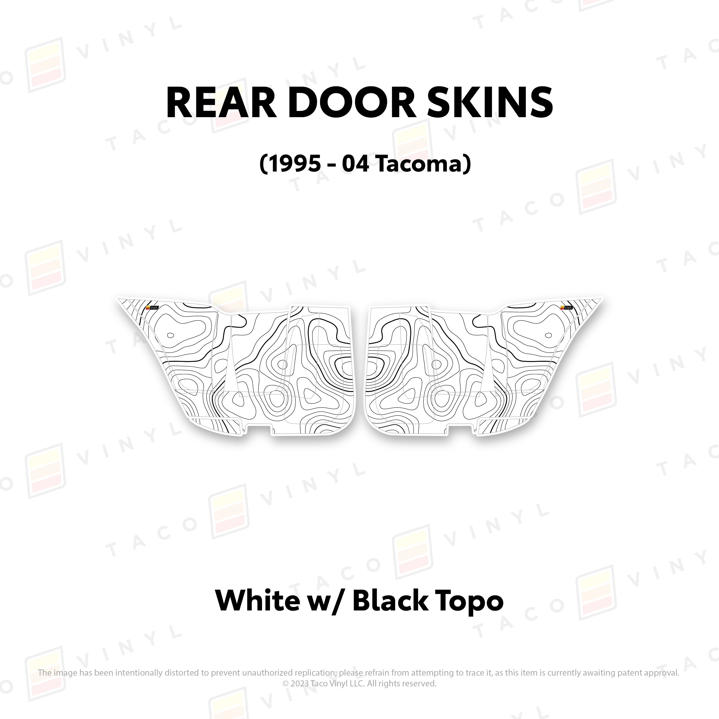 2010-24  Door Skins (Lower Section) For 4Runner