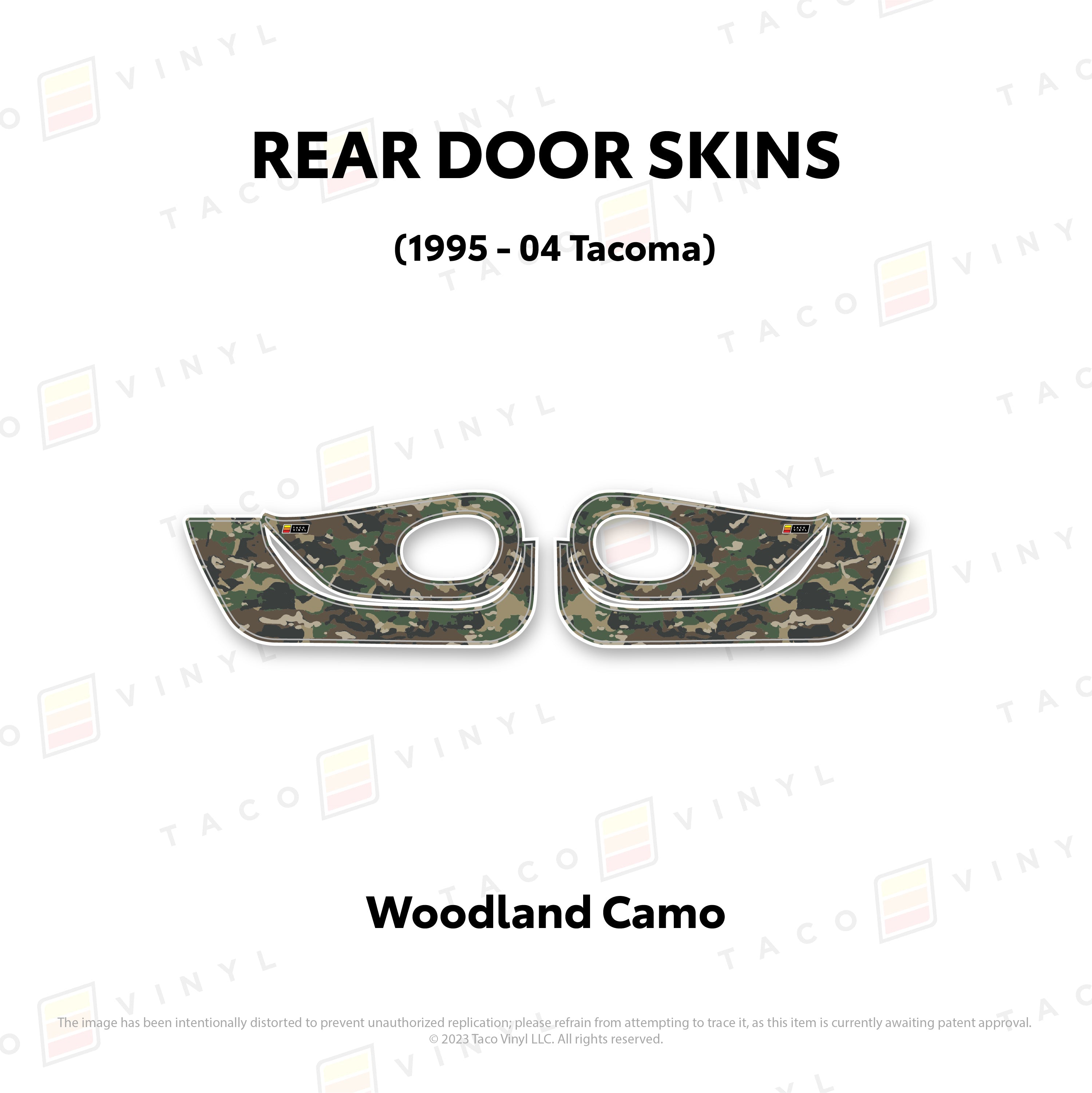 1995-04  Door Skins (Lower Section) For Tacoma