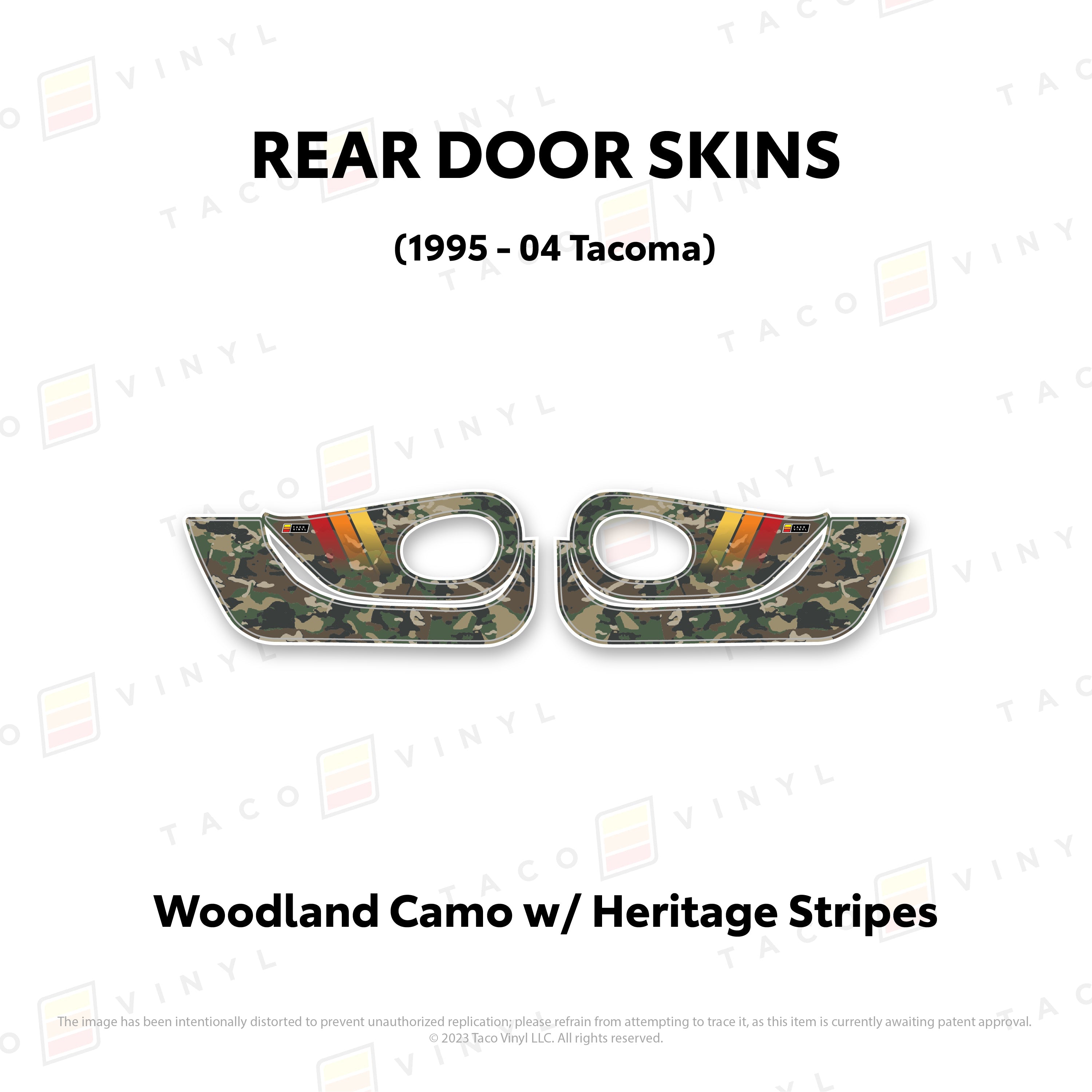 1995-04  Door Skins (Lower Section) For Tacoma