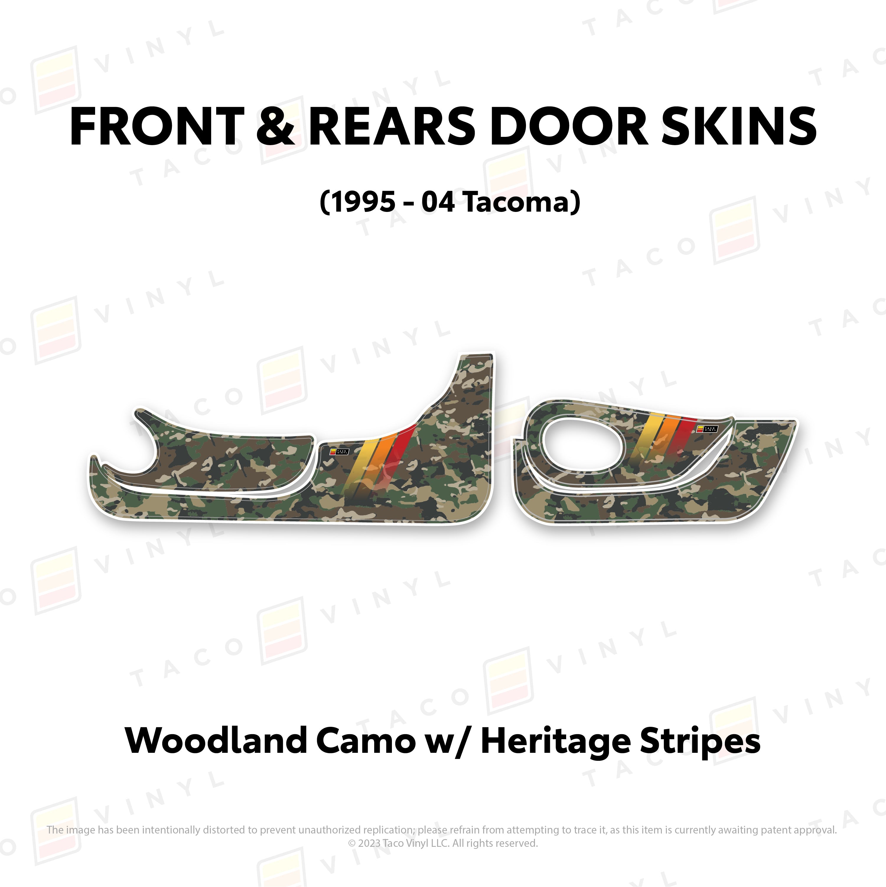 1995-04  Door Skins (Lower Section) For Tacoma
