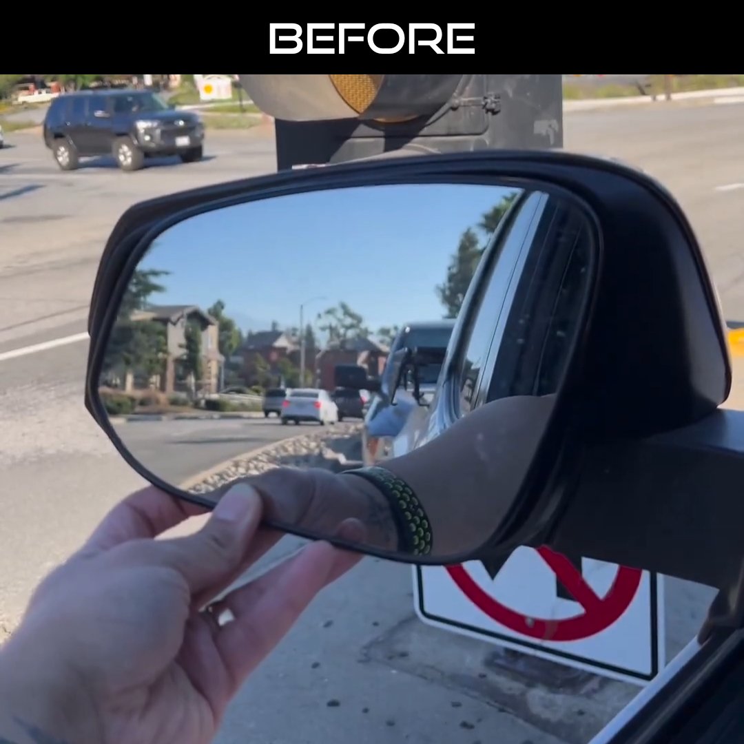 Upgraded Wide View Side Mirrors for 16-24 Tacoma | 14-25 4Runner| 19-25 Rav4
