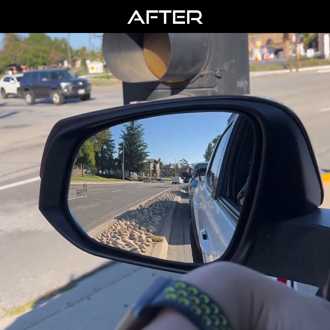 Upgraded Wide View Side Mirrors for 16-24 Tacoma | 14-25 4Runner| 19-25 Rav4