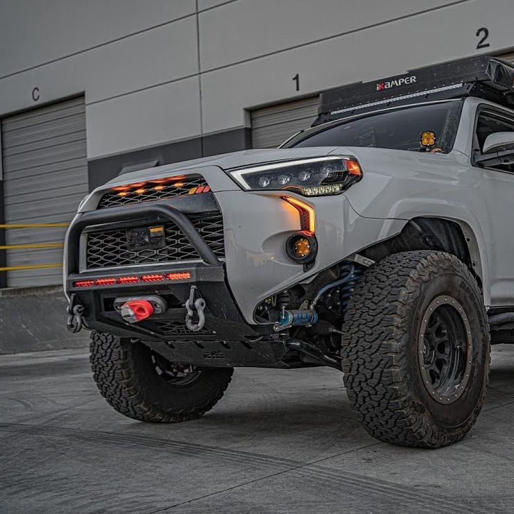 LED DRL Fang Light Bezel Kit For 4Runner 14-24