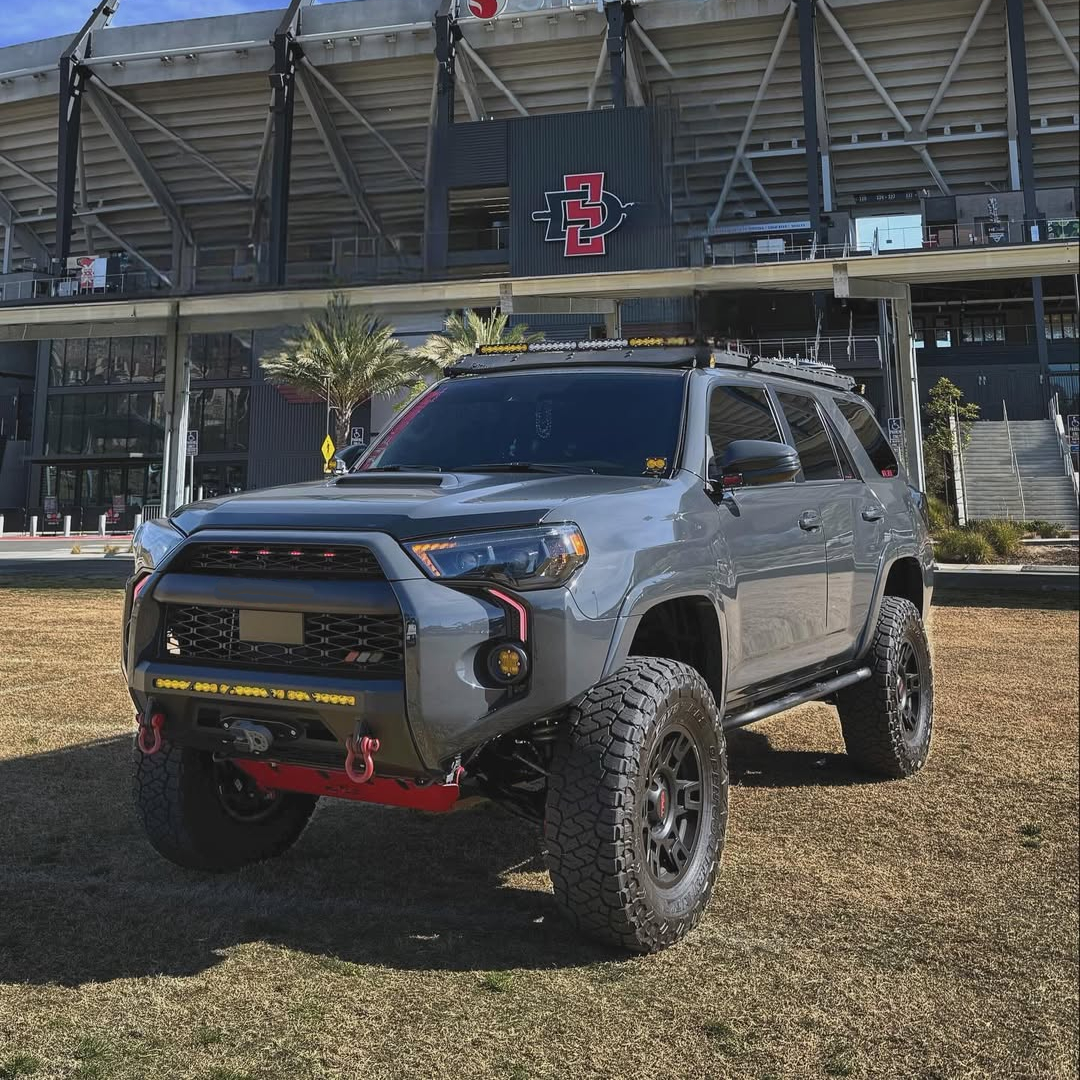 LED DRL Fang Light Bezel Kit For 4Runner 14-24