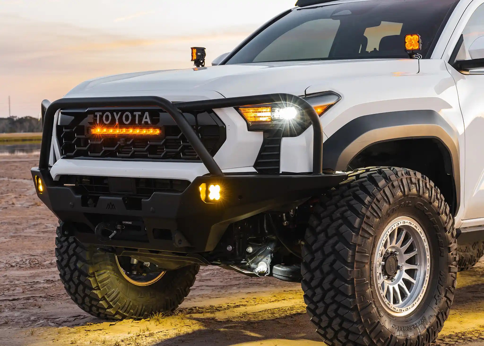 Hi-Lite Overland Front Bumper For Toyota Tacoma 4th Gen (2024-2025) [Bull Bar]