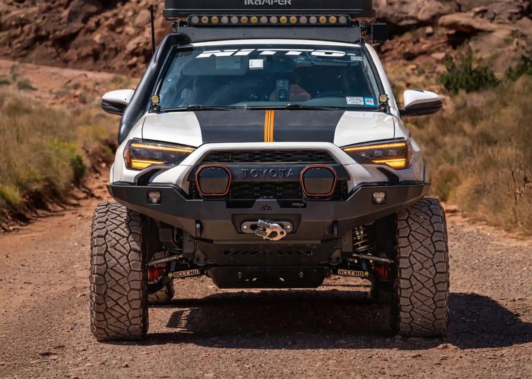 Hi-Lite Overland For Toyota 4Runner Front Bumper 5th Gen (2010-2024) [No Bull Bar]
