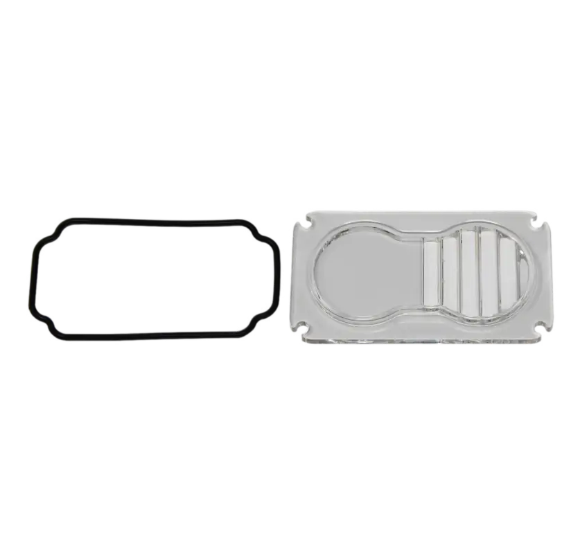 Rectangular silver cup holder with Baja Designs S2 Lens Kit for off-road lighting