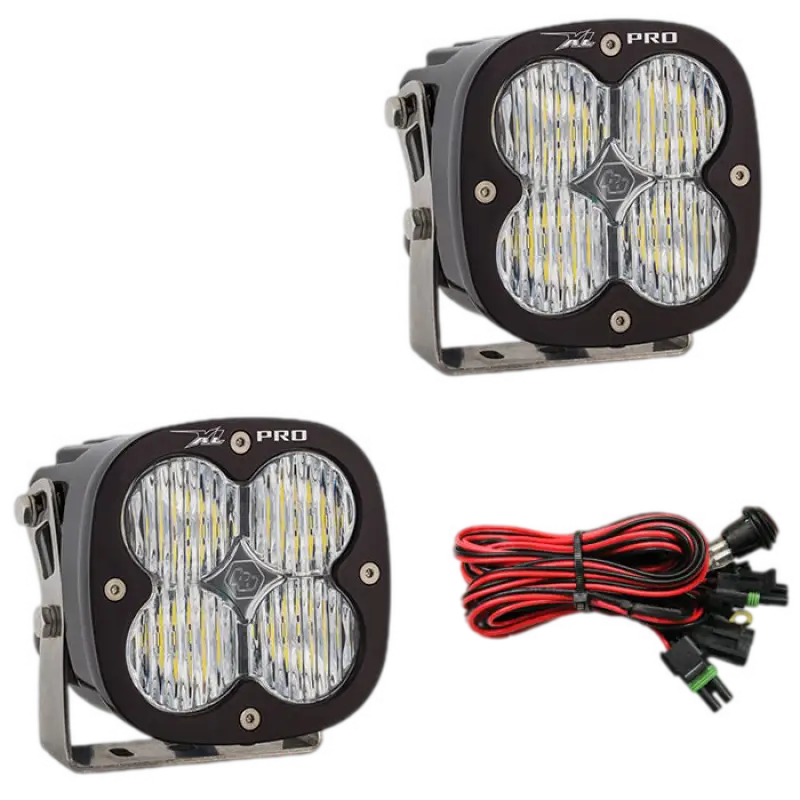 Off-road LED lights with wiring harness for Baja Designs XL Pro LED Lights driving combo