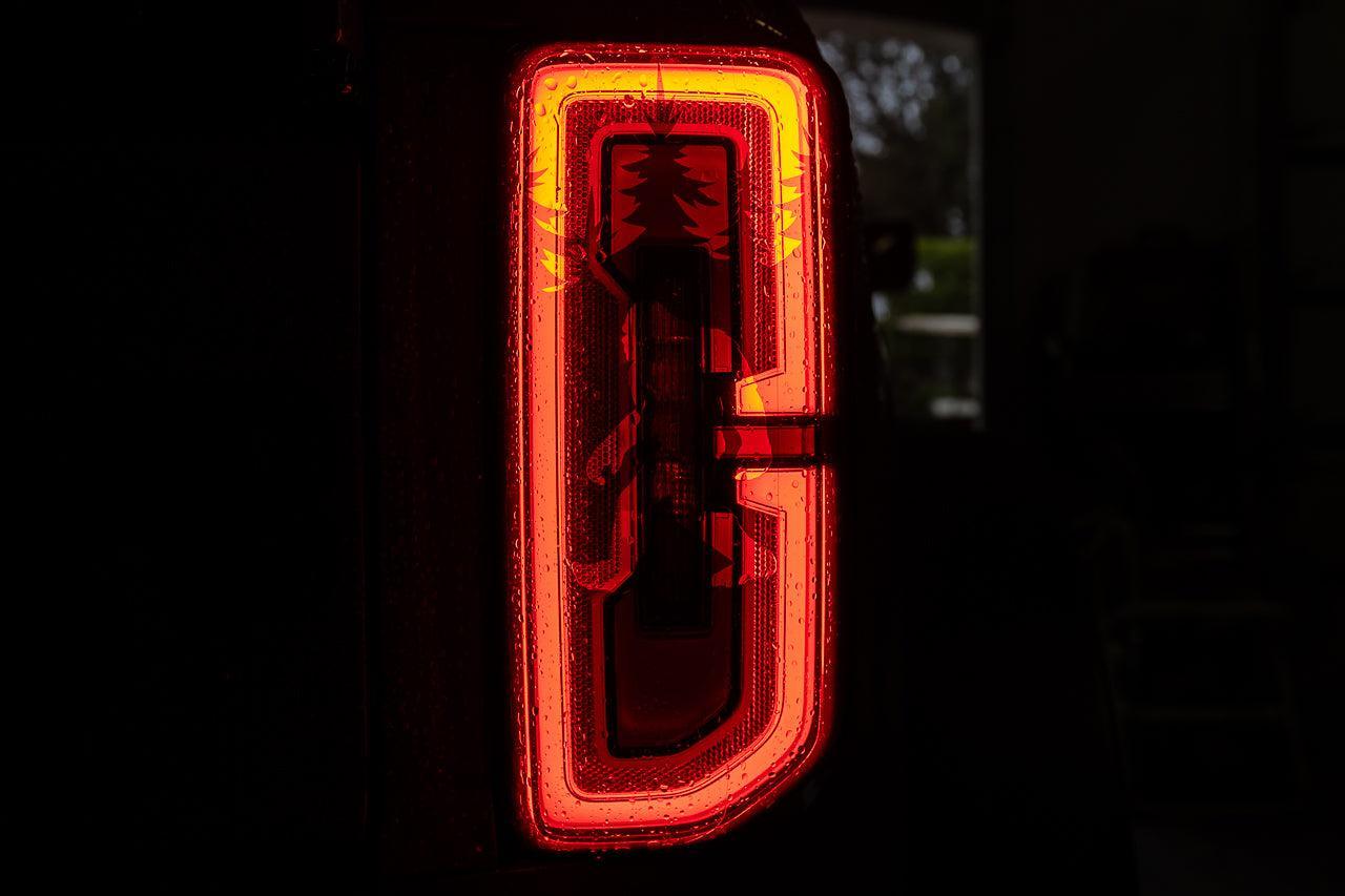 Bigfoot aka Sasquatch in the Woods Tail Light Overlays For 2021+ Bronco