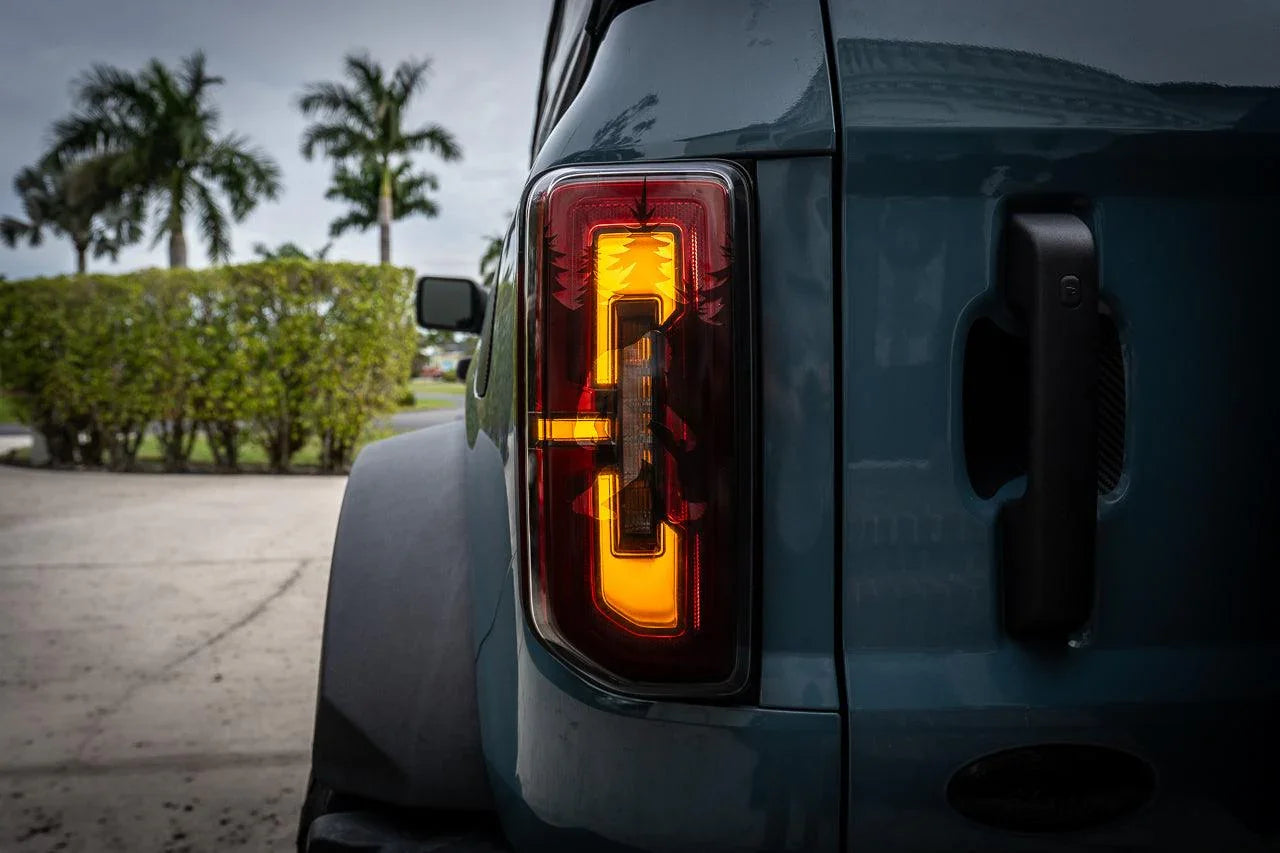 Bigfoot aka Sasquatch in the Woods Tail Light Overlays For 2021+ Bronco