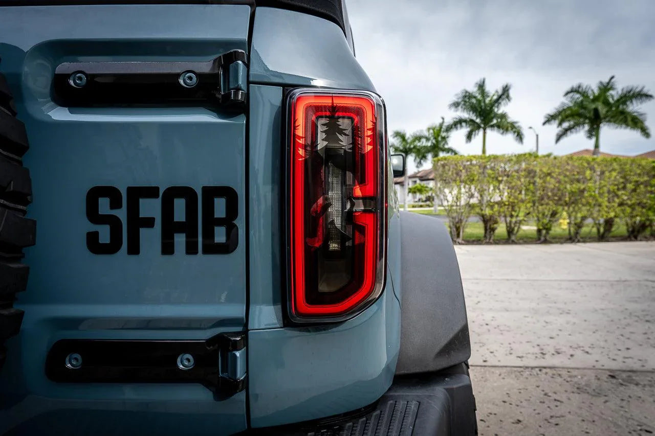 Bigfoot aka Sasquatch in the Woods Tail Light Overlays For 2021+ Bronco