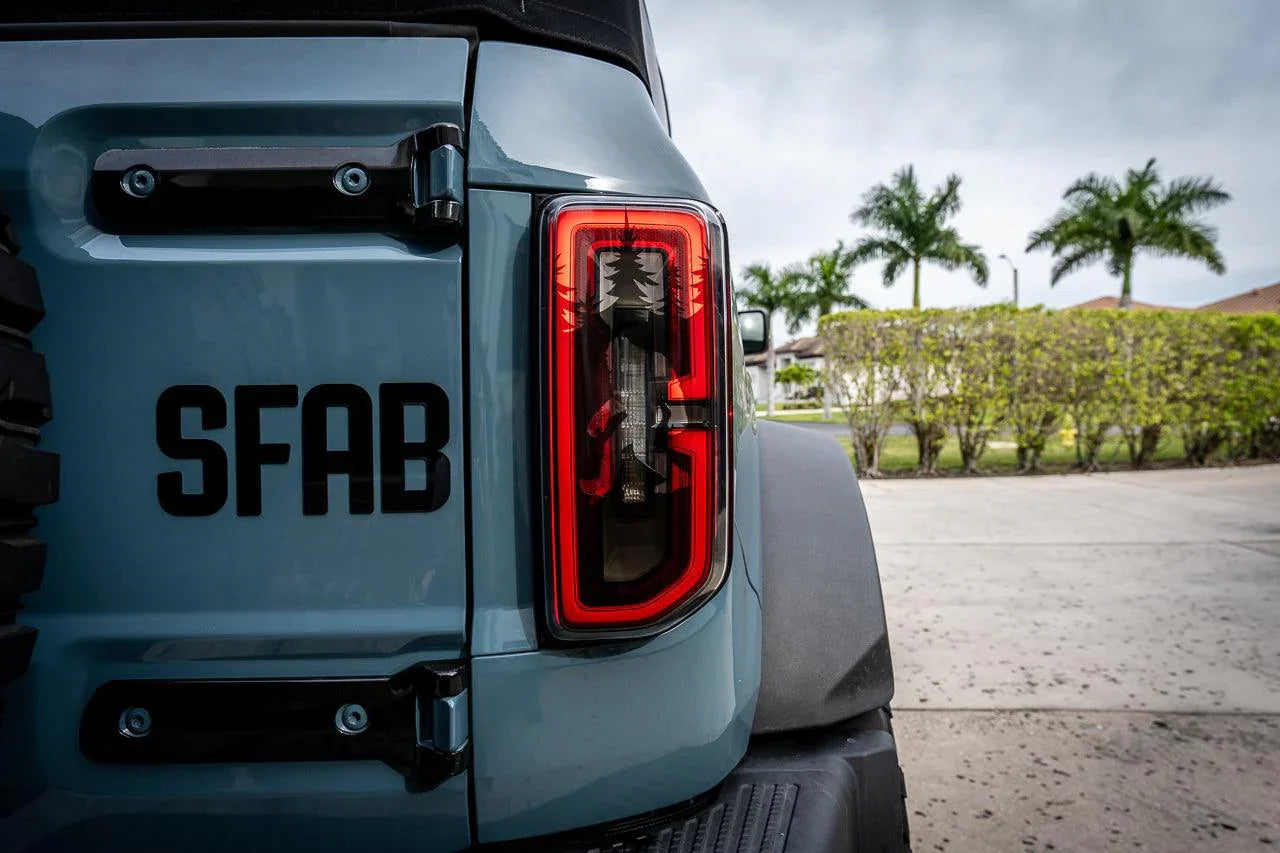Bigfoot aka Sasquatch in the Woods Tail Light Overlays For 2021+ Bronco