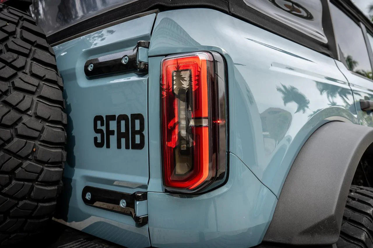 Bigfoot aka Sasquatch in the Woods Tail Light Overlays For 2021+ Bronco