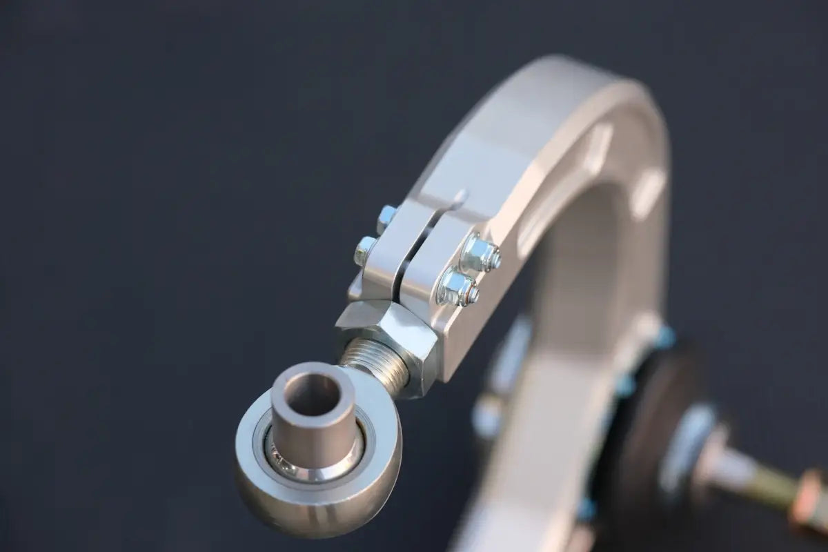 Silver kevlar reinforced suspension arm with ball joint for 2024+ Tacoma and Landcruiser