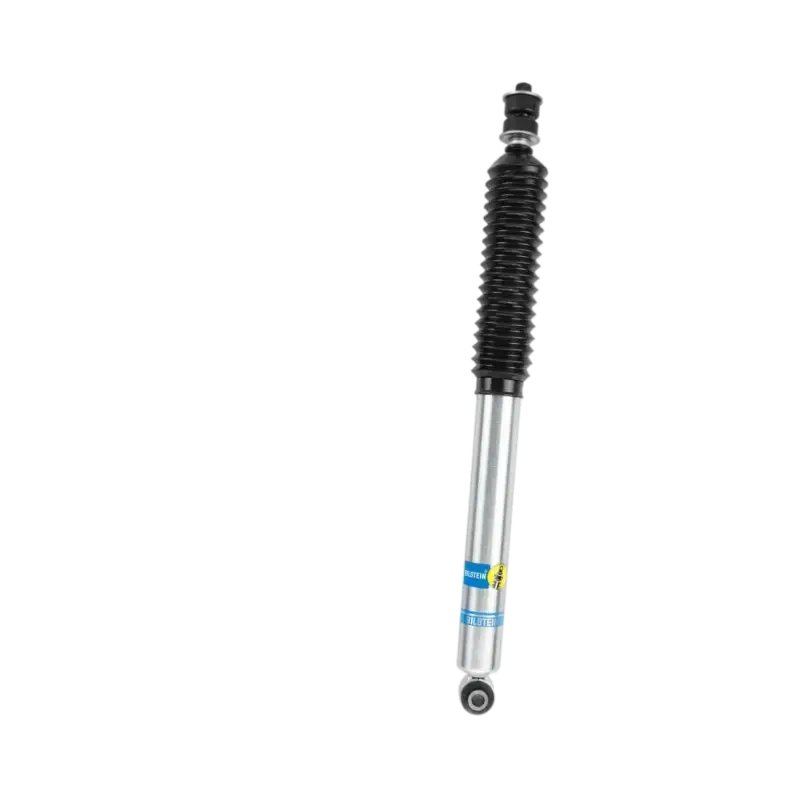 Bilstein 5100 Series 0-1 inch single rear shock for 2005-2023 Toyota Tacoma. Monotube design with digressive valving for consistent suspension performance.