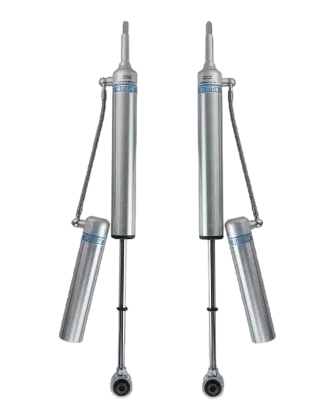 Bilstein 5160 Series rear shocks for 2007-2013 Toyota Tundra, designed for 0-1.5 inch lift. Durable, fade-free performance with bolt-on installation.