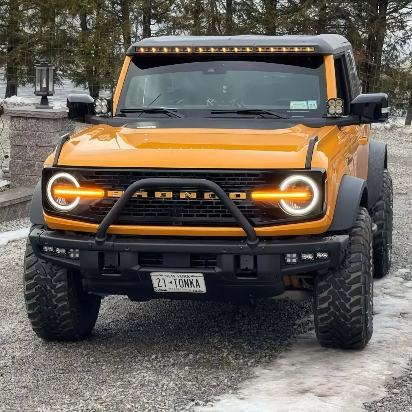 Integrated Roof LED Light Bar For Ford Bronco | ORACLE 18,000 Lumens 240W