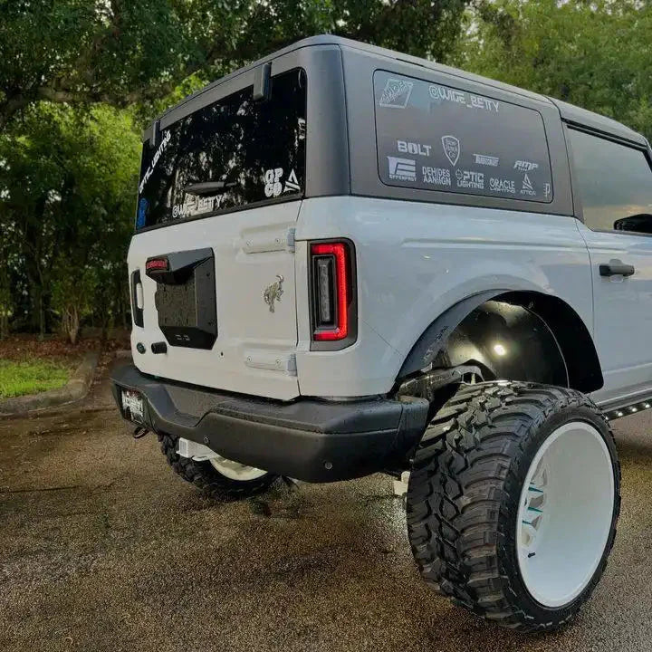 V2 | Flush Mount LED Tail Lights For 2021-2025 Ford Bronco - Low Profile | 1,400 Lumens