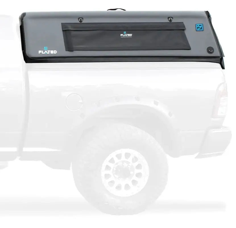 CAP Full-Size 6.4' Bed truck shell installed on a pickup truck, showcasing its lightweight and portable design with durable materials.