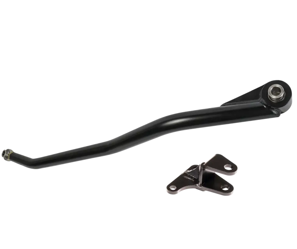 Carli Suspension adjustable track bar with mounting bracket for 2014+ Dodge Ram 2500 Diesel, ensuring proper axle alignment.