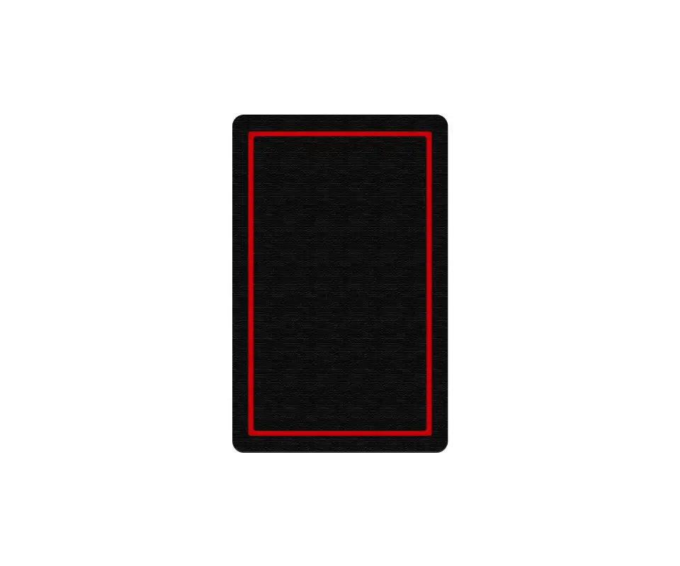Black foam insert with red trim for the center console compartment of 2019-2024 Toyota Rav4, shown on a white background.