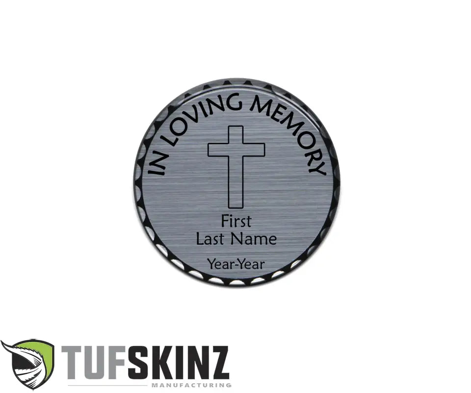Custom Rated Badge with Cross for Jeep Memorial Coin in Custom Rated Badges collection