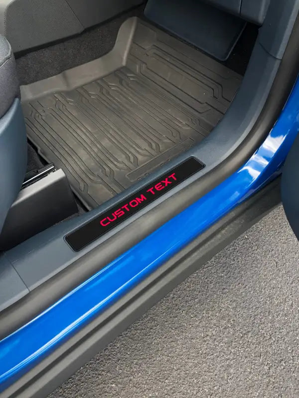 Illuminated car door sill overlays for Ford Maverick 2022-2024 door sill overlays