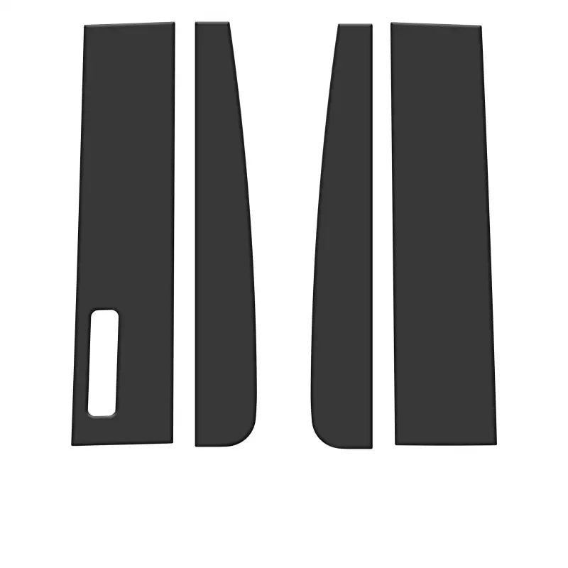 Black rectangular door pillar trim for Ford Super Duty 2017-2022 vehicle upgrade
