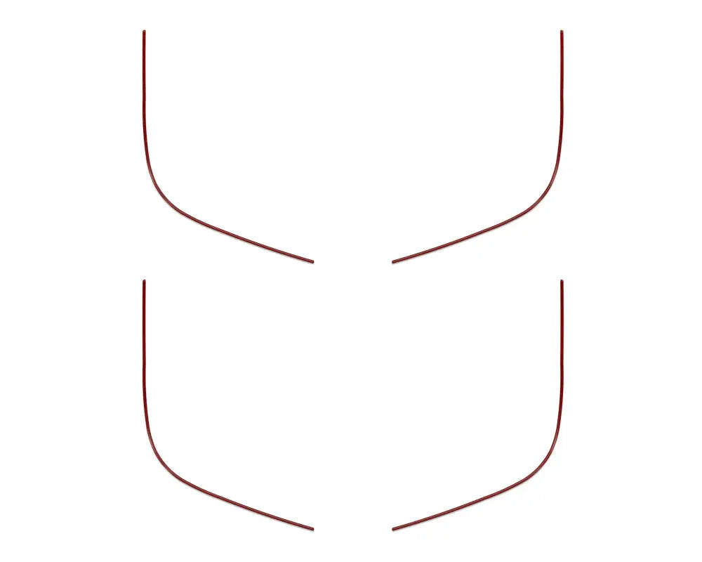 Abstract muscle outline door speaker accent overlay for Ford Bronco Sport 2021-2024