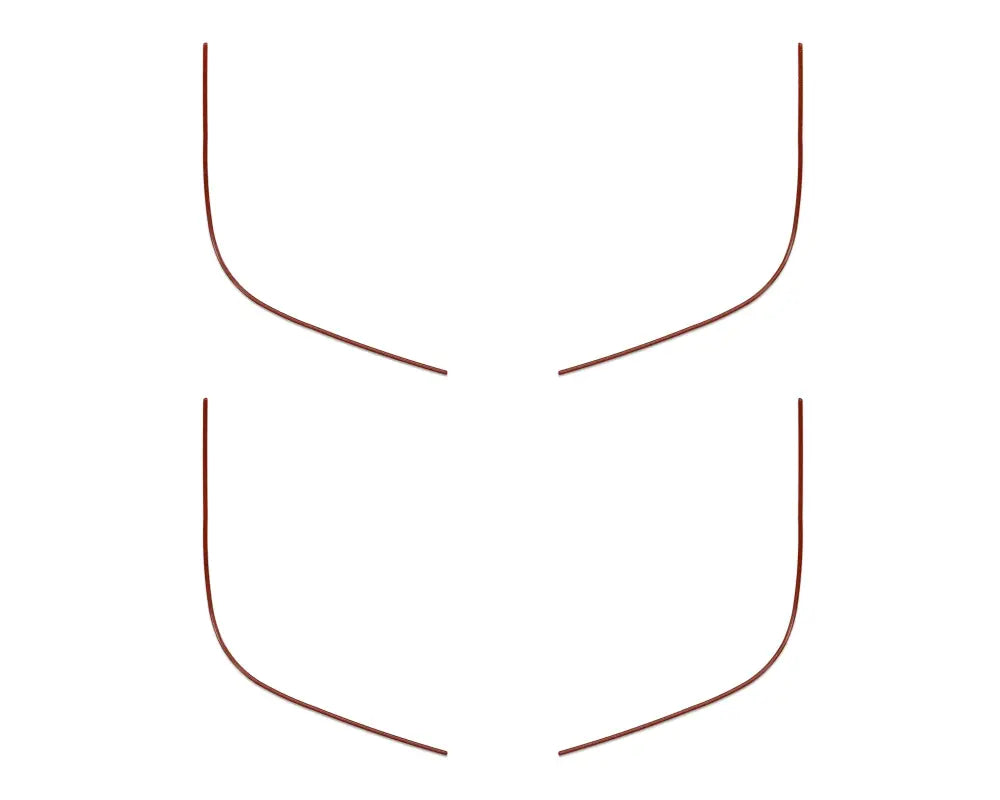 Abstract abdominal muscle outline for door speaker accent overlays on Ford Bronco Sport