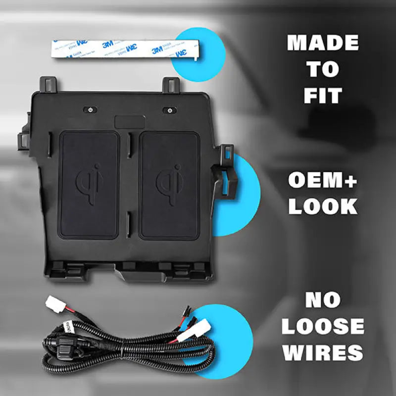 Dual Wireless Phone Charger for 2022+ Toyota Tundra & 2023+ Toyota Sequoia - Other