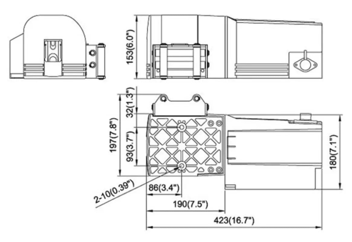 DV-4500si 12V Synthetic Rope - Off-Road Accessories > Winches