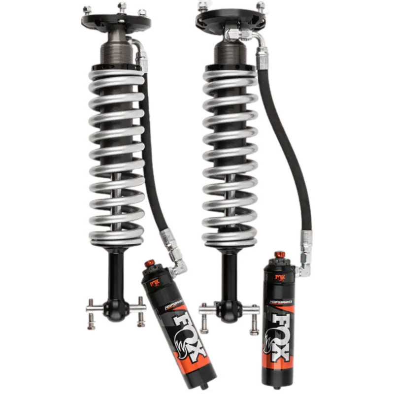 Fox - Performance Elite Series 2.5 Coilover Reservoir Front Shocks (2" Lift) - Toyota Tacoma (2005+) - Sibi Built