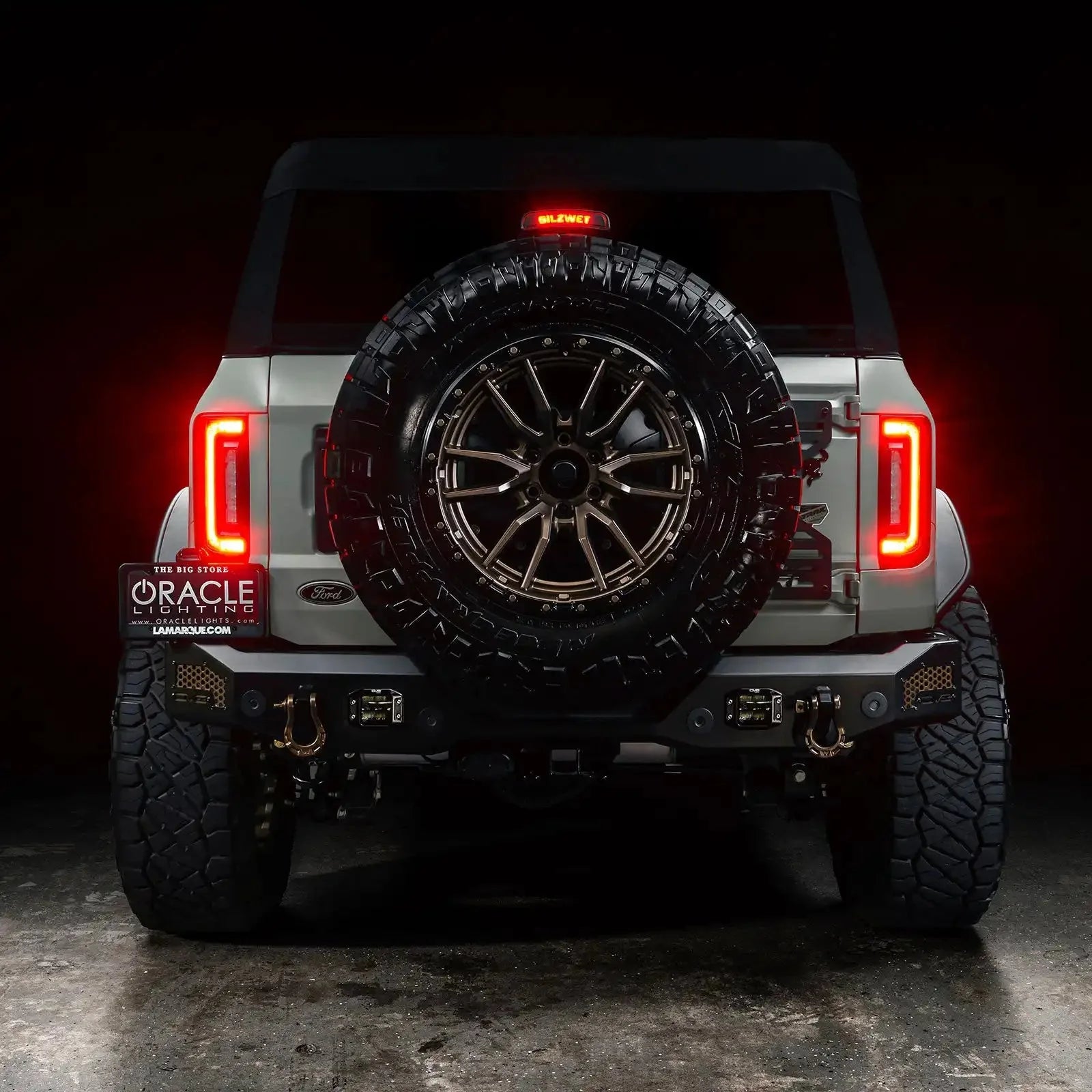 V2 | Flush Mount LED Tail Lights For 2021-2025 Ford Bronco - Low Profile | 1,400 Lumens