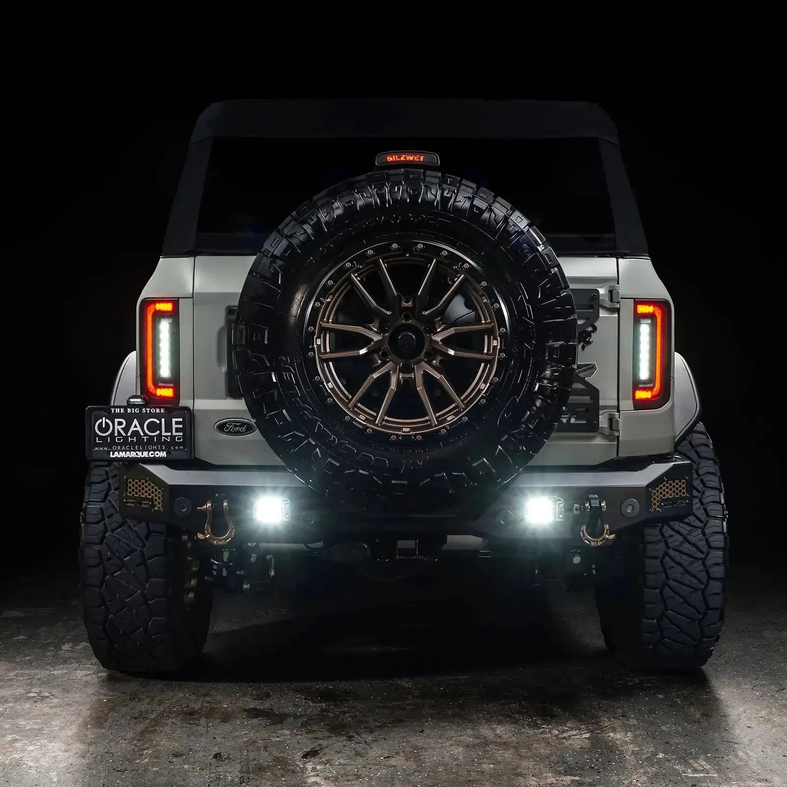 V2 | Flush Mount LED Tail Lights For 2021-2025 Ford Bronco - Low Profile | 1,400 Lumens