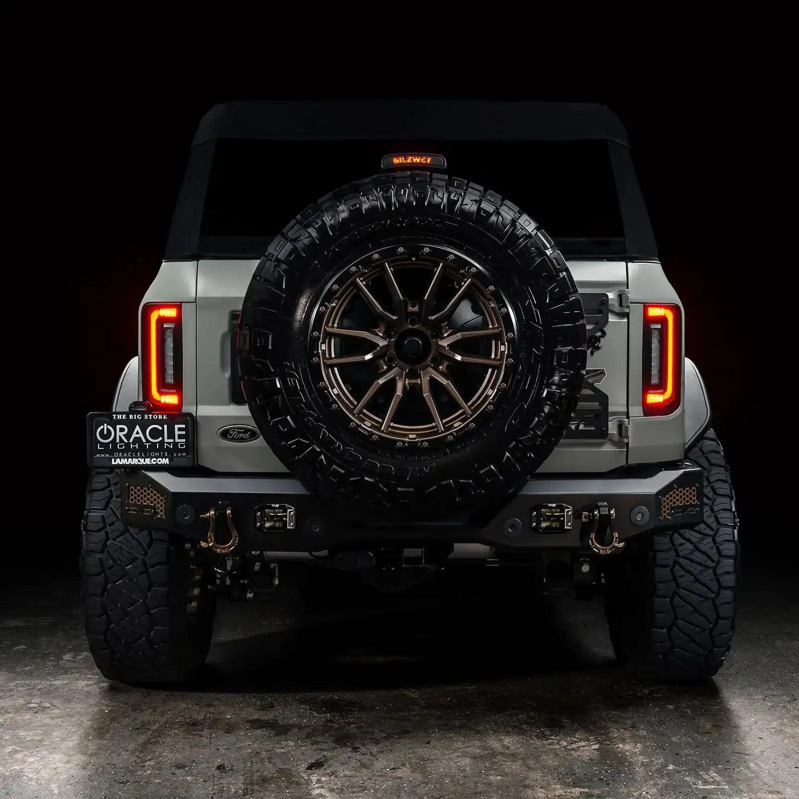 V2 | Flush Mount LED Tail Lights For 2021-2025 Ford Bronco - Low Profile | 1,400 Lumens