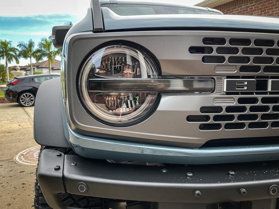 Headlight Bucket Inlays For 2021+ Bronco Badlands / WildTrak / First Edition