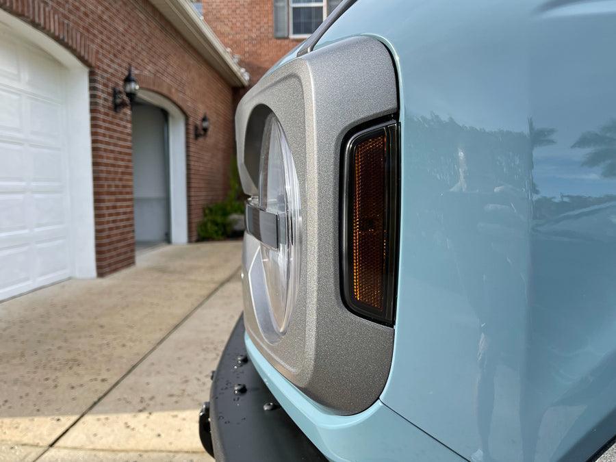 Headlight Bucket Inlays For 2021+ Bronco Badlands / WildTrak / First Edition