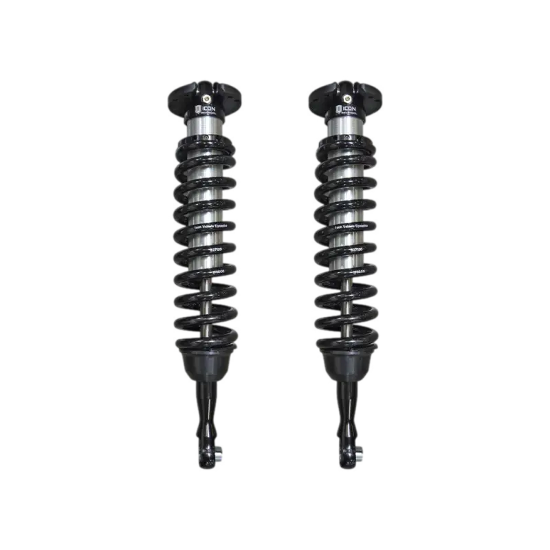 07-21 TUNDRA 2.5 VS IR Coilover Kit featuring durable front shocks with black coil springs, designed for Toyota Tundra models from 2007 to 2021.