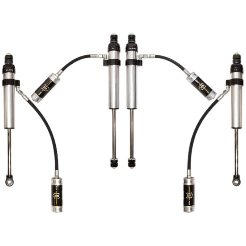 91-97 Land Cruiser 80 Series 4-6 inch Stage 1 Suspension System featuring high-performance shocks and components for off-road durability.